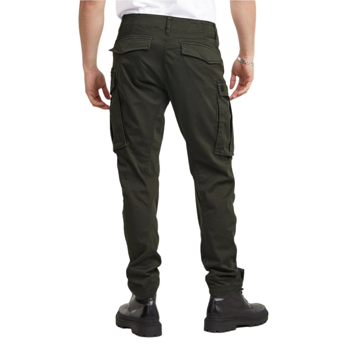 Rovic Zip 3D Regular Tapered Pants - Raven-2