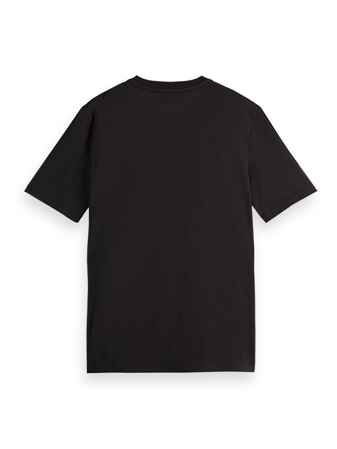 Left Chest Artwork T-Shirt - Black