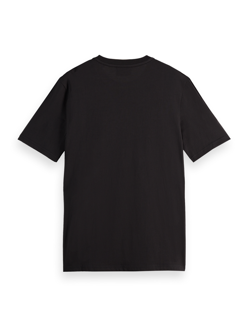 Left Chest Artwork T-Shirt - Black