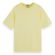 Yellow Relaxed-Fit Front Chest Logo T-Shirt