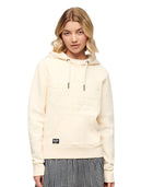 Rice White Embossed Vl Graphic Hoodie