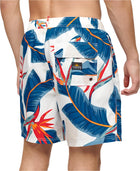 Optic Paradise Hawaiian Print 17' Swim Short