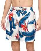 Optic Paradise Hawaiian Print 17' Swim Short