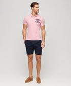 Twill Ticking Navy Indigo Bermuda Short