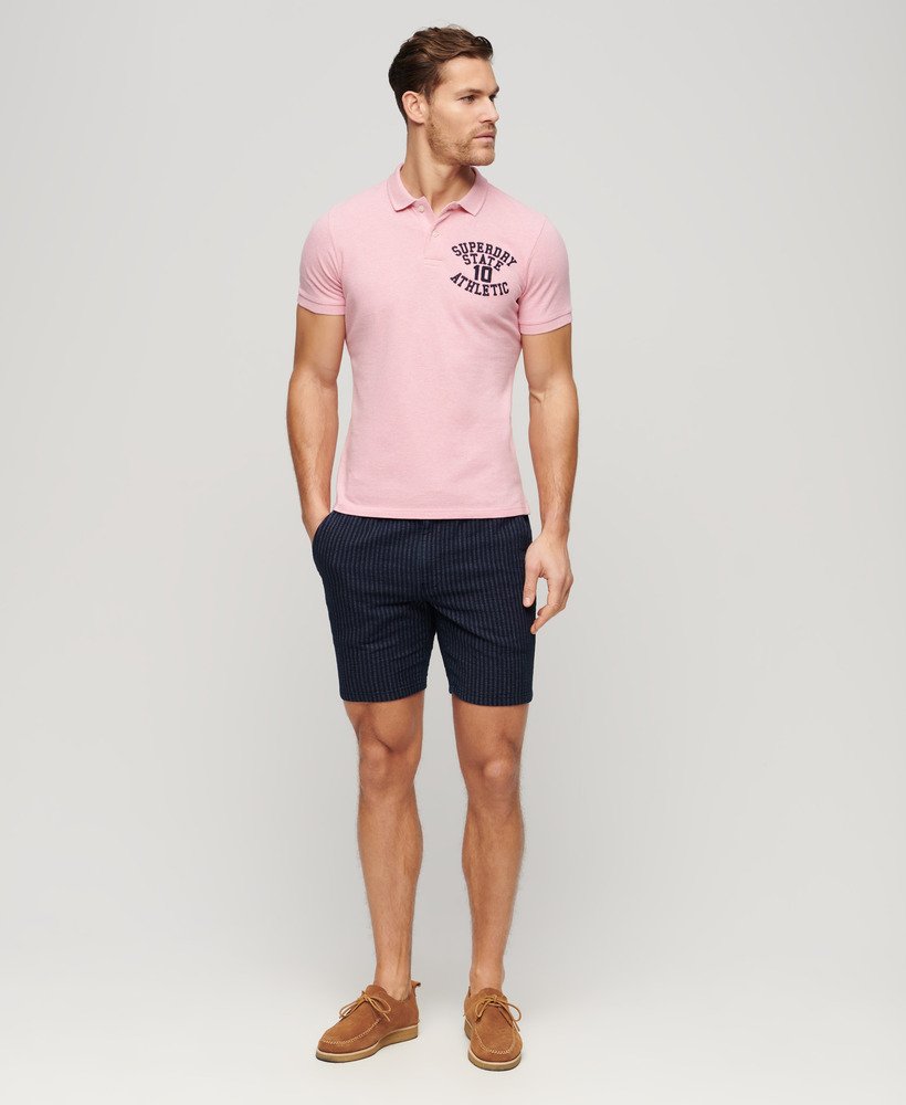 Twill Ticking Navy Indigo Bermuda Short