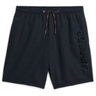 Black Premium Emb 17' Swim Short