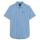Royal Gingham Seersucker Short Sleeve Shirt
