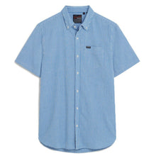 Royal Gingham Seersucker Short Sleeve Shirt