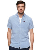 Royal Gingham Seersucker Short Sleeve Shirt