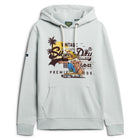 Sea Salt Blue Graphic Hoodie