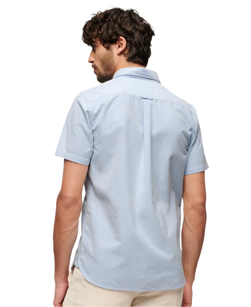 Classic Blue Vintage Oxford Short Sleeve Shirt