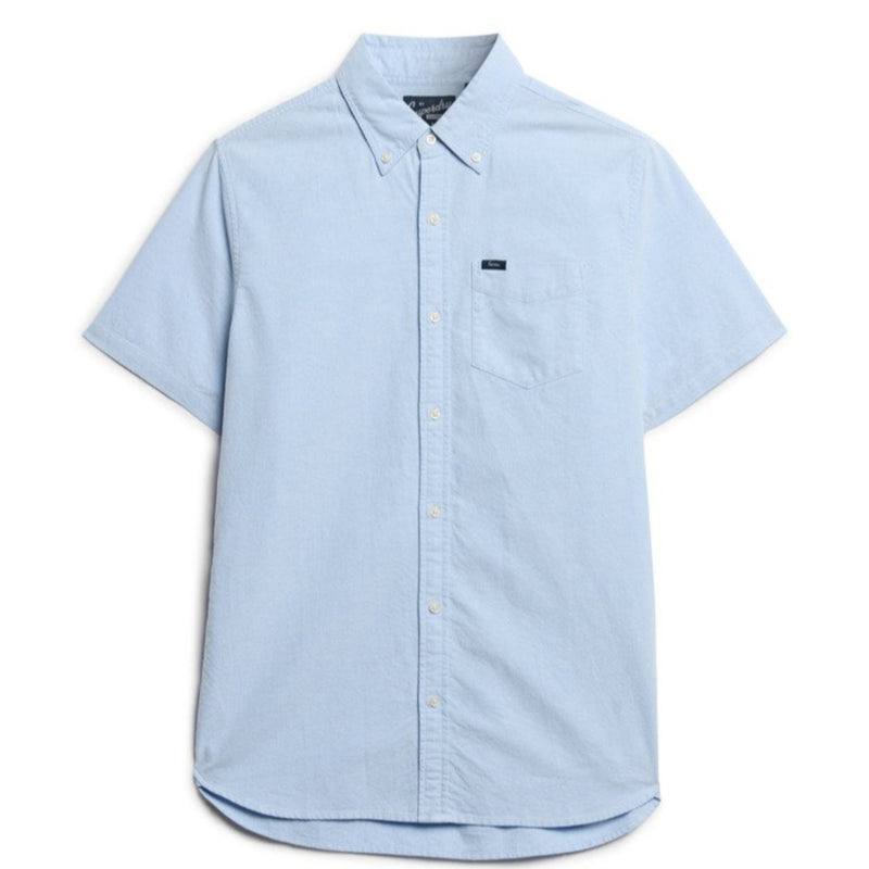 Classic Blue Vintage Oxford Short Sleeve Shirt
