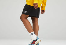 Short New Balance Uni-ssentials noir en molleton français
