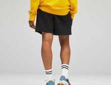 Short New Balance Uni-ssentials noir en molleton français
