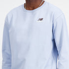 New Balance Light Artic Grey Uni-ssentials French Terry Crewneck Sweatshirt