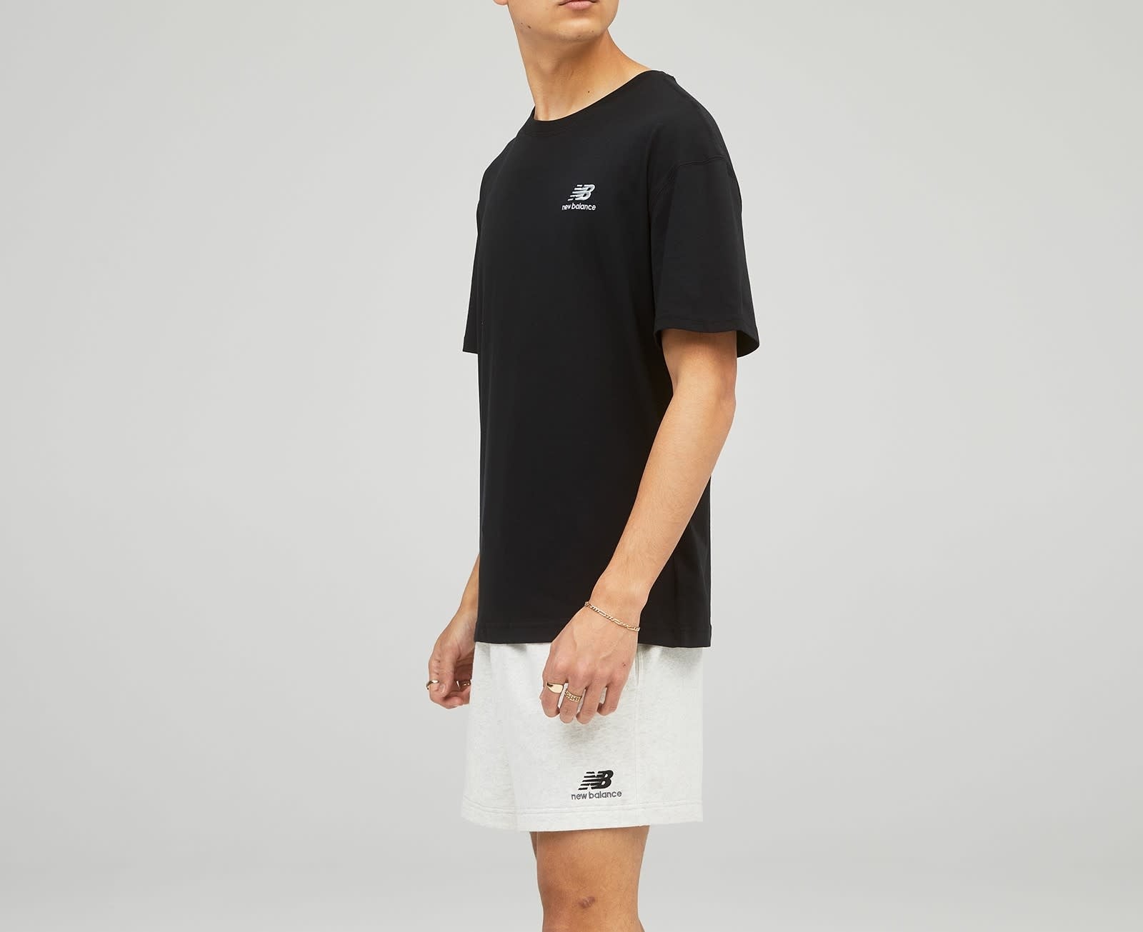 T-shirt New Balance noir Uni-ssentials en coton