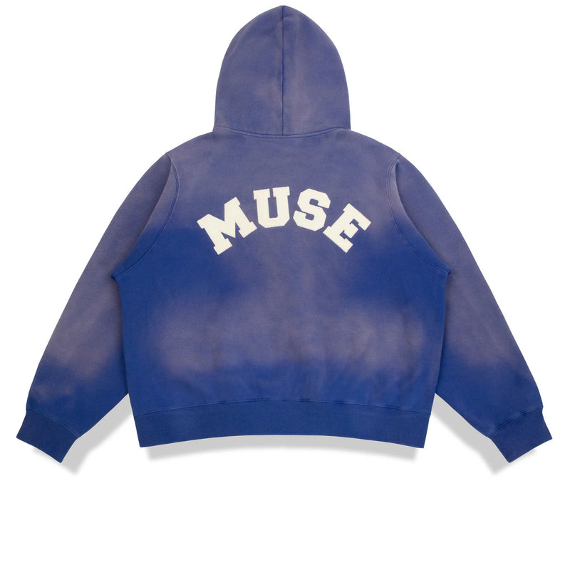 Heavyweight Wash Zip Up - Marine