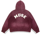 Heavyweight Wash Zip Up - Mulberry