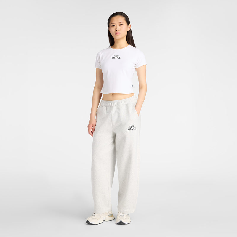 Trackside Fleece Barrel Pant - Ash Heather