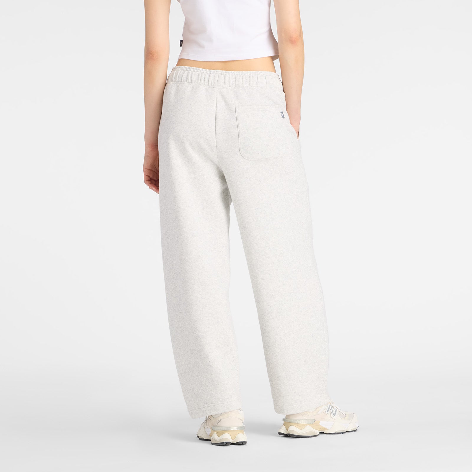 Trackside Fleece Barrel Pant - Ash Heather