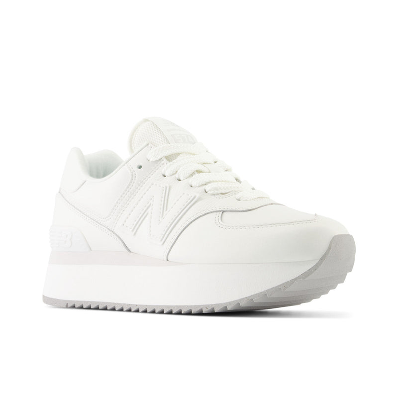 White/Grey Matter 574 Sneakers