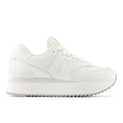 White/Grey Matter 574 Sneakers