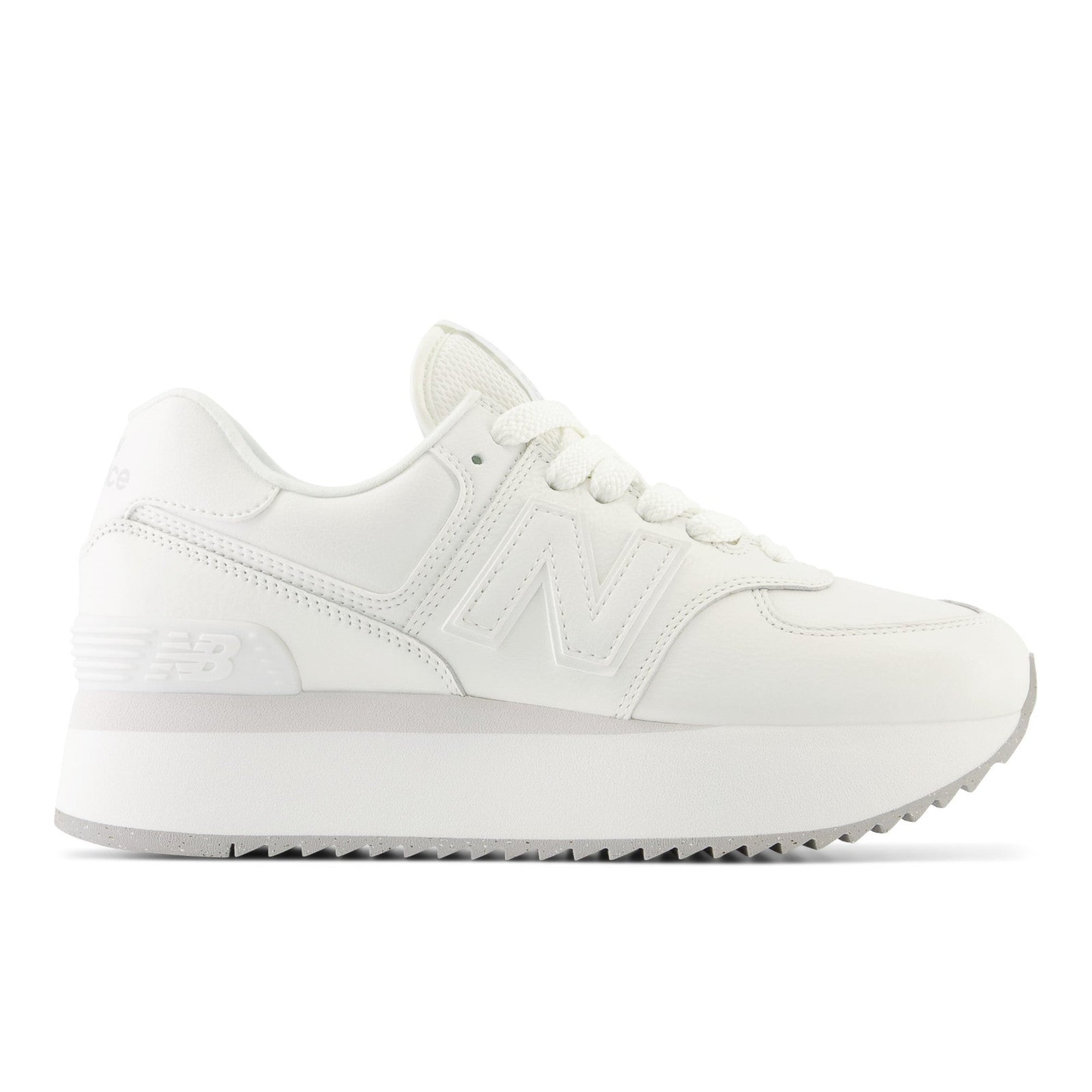 White/Grey Matter 574 Sneakers