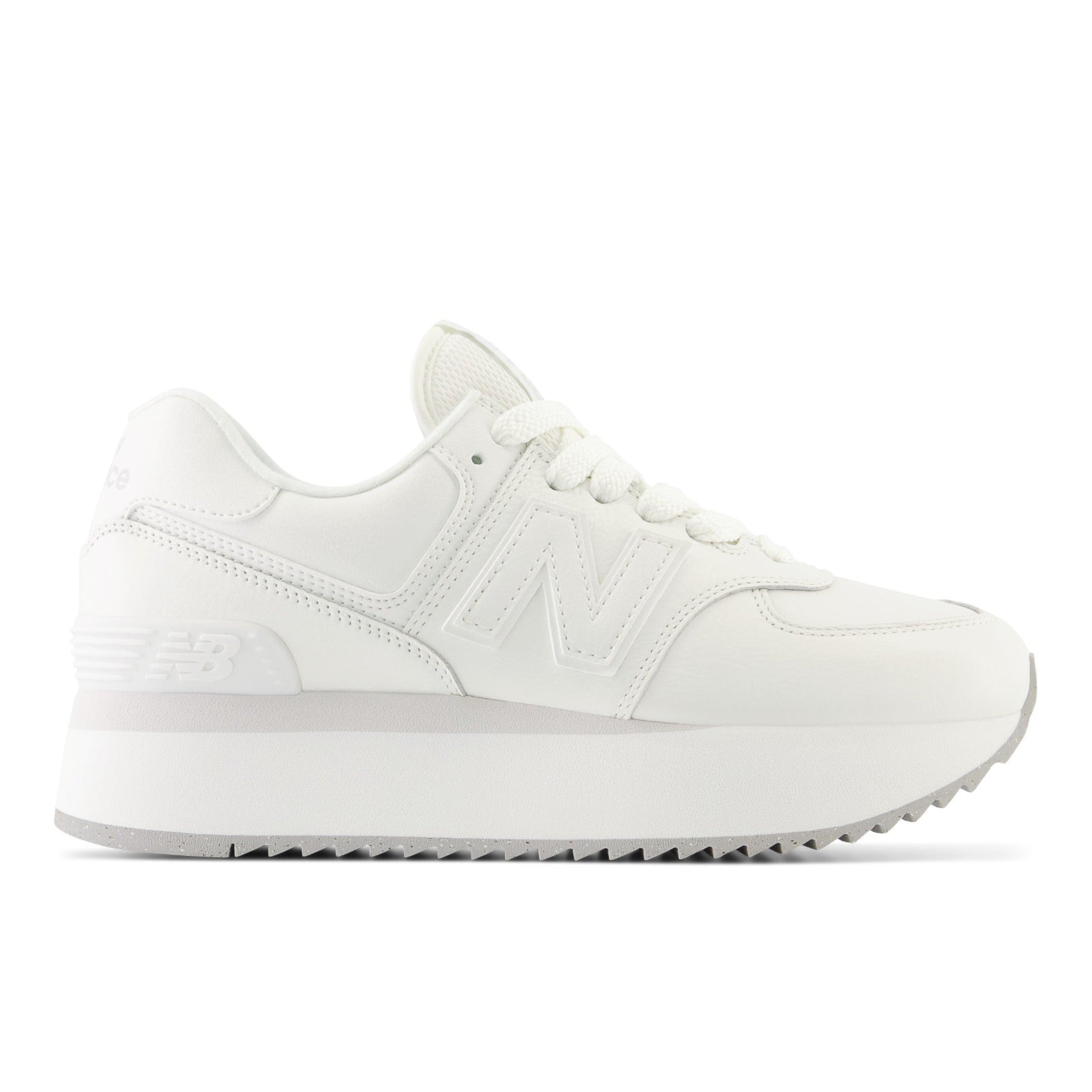 White/Grey Matter 574 Sneakers