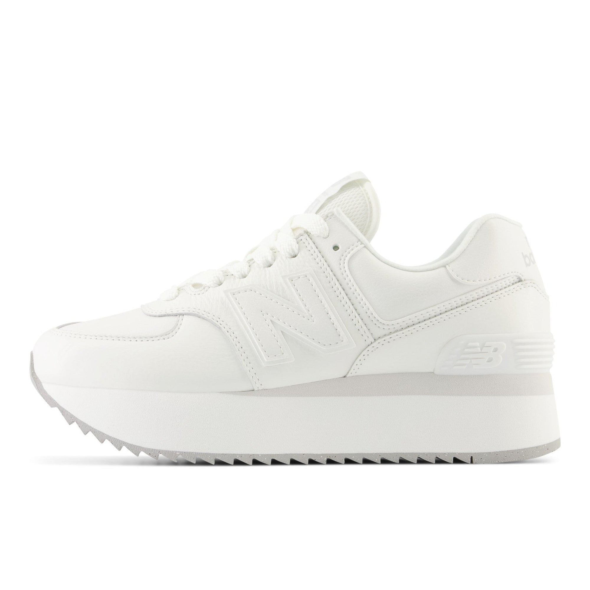 White/Grey Matter 574 Sneakers