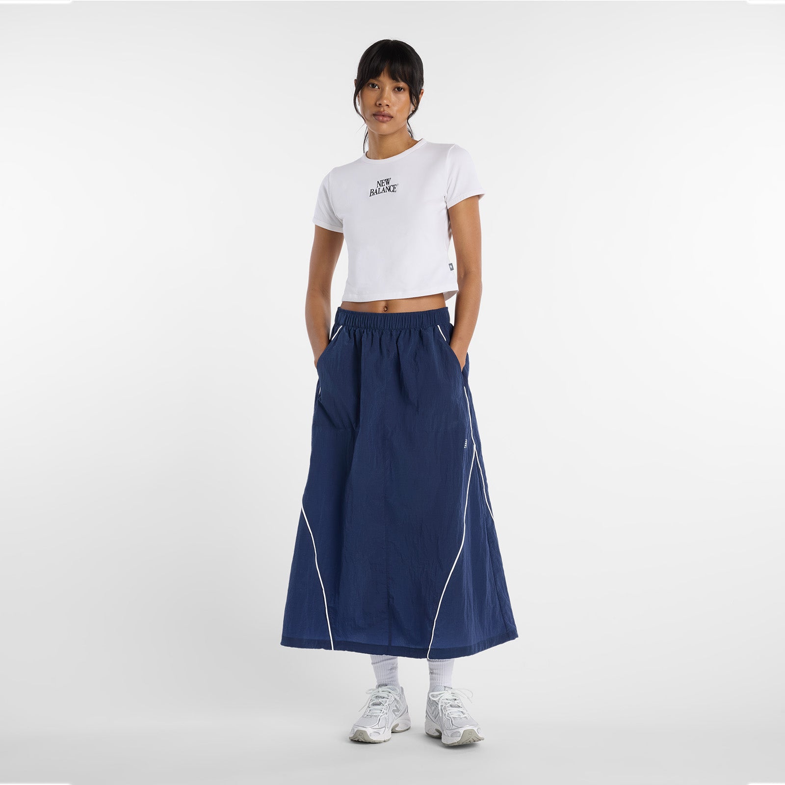 Trackside Ringer T-Shirt - White